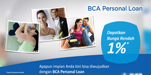 Butuh Pinjaman ? BCA Personal Loan Solusinya